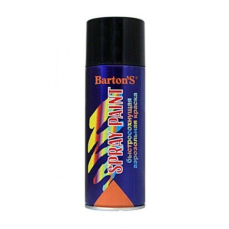 Краска аэрозольная Barton`S Spray Paint 400/520 мл. шоколад глянцевая RAL 8017