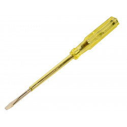 Отвертка индикаторная L190 мм (пробник) желтая ручка