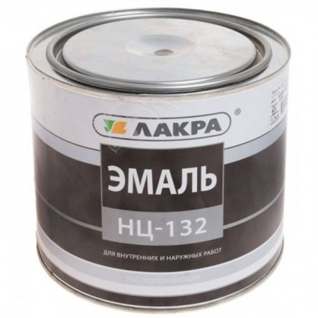 Эмаль НЦ-132 красная (банка 1,7 кг)