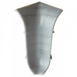 Угол для плинтуса наружный с держателем 58 мм Серая сосна (036)