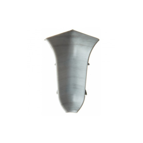 Угол для плинтуса наружный с держателем 58 мм Серая сосна (036)