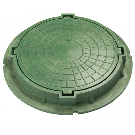 Люк полимерно-композитный легкий зеленый 840х110 мм, 3 т