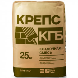 КРЕПС КГБ Клей для пеноплекса и газоблоков (25 кг)