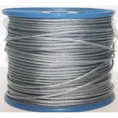 Трос стальной DIN 3060 (6х19) М6 ( упак 100м)