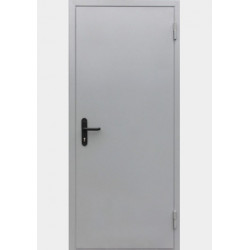 Дверь противопожарная однопольная 780х2080 правая (RAL 7035)