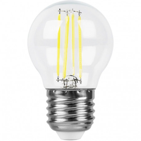 Лампа светодиодная LED 11ВТ Е27 теплый шар FILAMENT