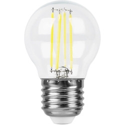 Лампа светодиодная LED 9ВТ Е27 белый матовый шар