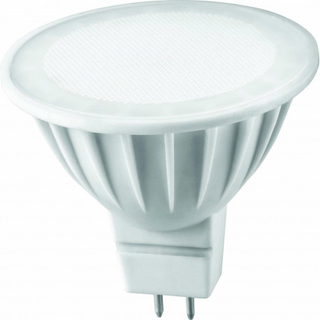 Лампа светодиодная LED 5 Вт 230В GU10 тепло-белая