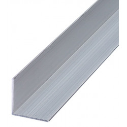 Уголок алюминиевый 30х30х1,5 анодированный серебро матовое (6 м)