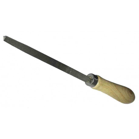 Напильник, деревянная ручка, трехгранный 200 мм