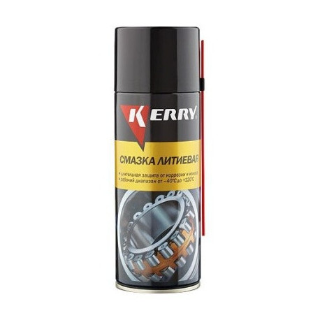 Смазка литиевая белая унив с PTFE 520мл KERRY KR-942